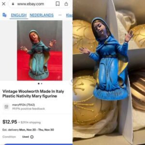Vintage mariabeeldje